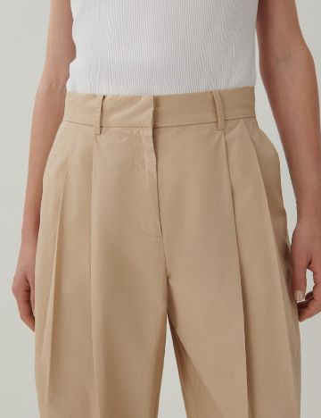 Pantaloni Someday, maro deschis