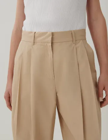 Pantaloni Someday, maro deschis