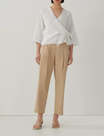 Pantaloni Someday, maro deschis