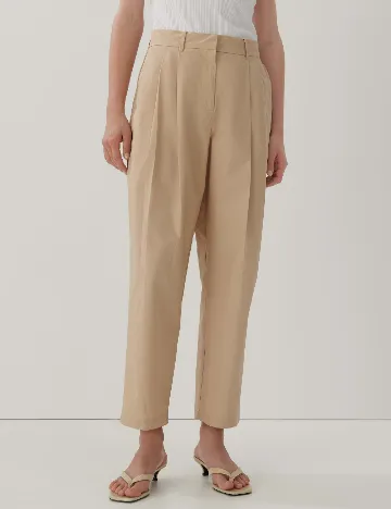 Pantaloni Someday, maro deschis