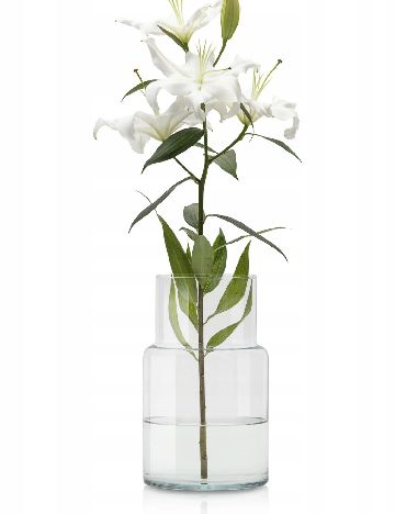 Vază decorativă din sticlă ACTION, transparent