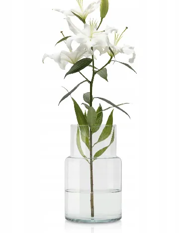 Vază decorativă din sticlă ACTION, transparent