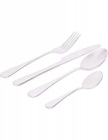 Set Tacamuri Amefa Bordeaux 16 Piese, argintiu