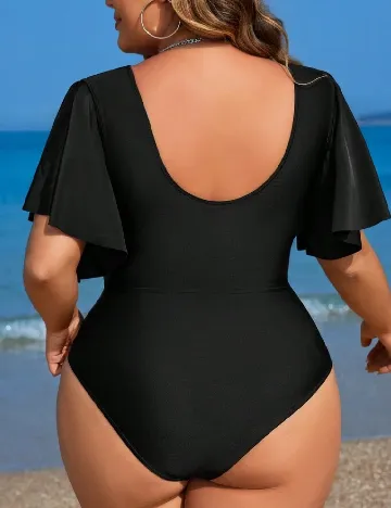Costum de baie SHEIN CURVE, negru