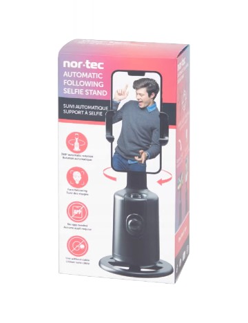 Trepied selfie rotire 360 de grade Nor-Tec, negru