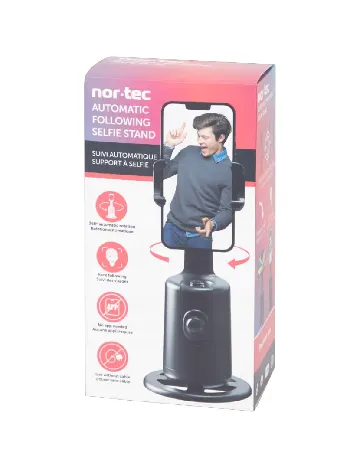 Trepied selfie rotire 360 de grade Nor-Tec, negru
