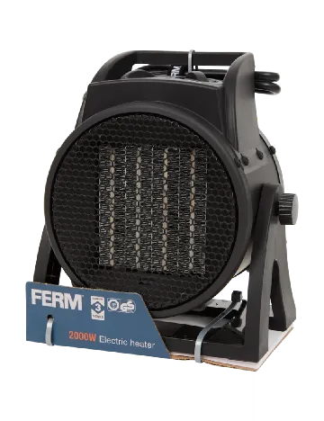 Aeroterma ceramica FERM, negru