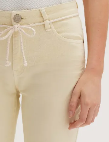 Pantaloni Opus, galben