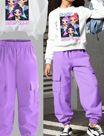 Compleu Shein Kids, mix culori