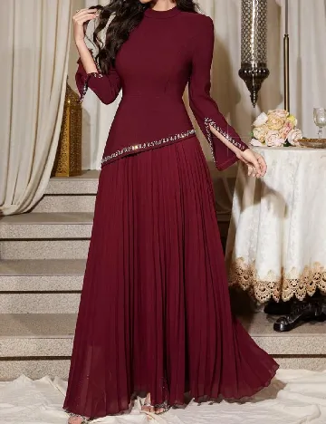 Rochie lunga Toleen, visiniu