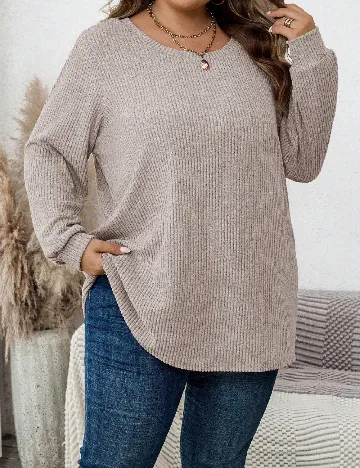 Bluza SHEIN CURVE, bej