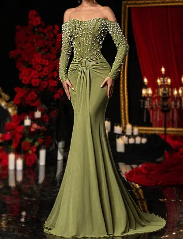 Rochie lunga SHEIN, verde