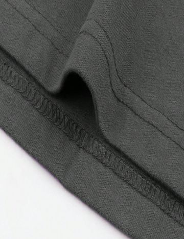 Tricou Oversize SHEIN, gri