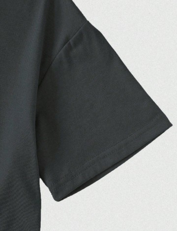 Tricou Oversize SHEIN, gri