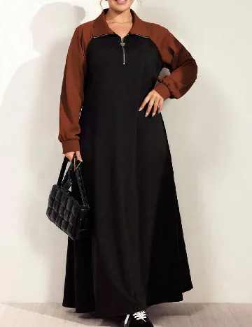 Rochie lunga SHEIN CURVE, negru