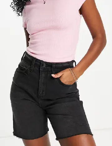 Pantaloni scurti Hollister, negru
