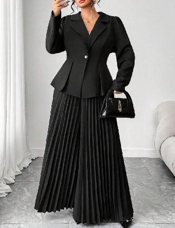 Compleu SHEIN CURVE, negru