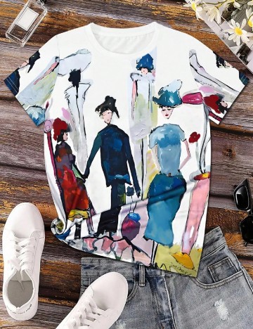 Tricou SHEIN, mix culori