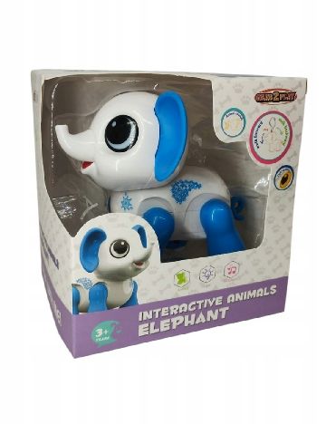 Elefant Robot Interactiv Gear 2 play, albastru