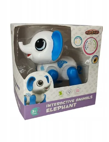 Elefant Robot Interactiv Gear 2 play, albastru