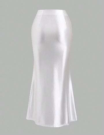 Fusta SHEIN, alb