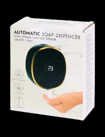 Dispenser automat de sapun A.I.&E., negru