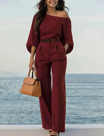 Compleu SHEIN, visiniu