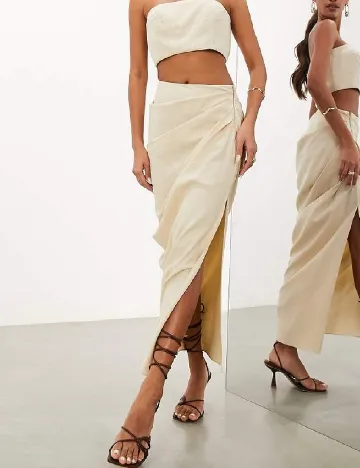 Fusta ASOS, crem