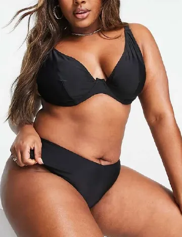 Sutien de baie Ivory Rose Curve, negru