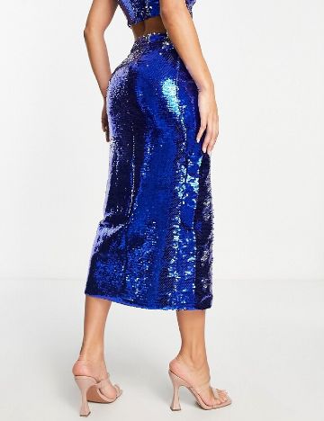 Fusta Collective The Label, albastru