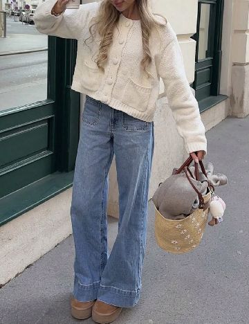 Cardigan SHEIN, ecru