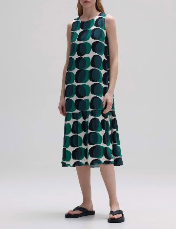 Rochie medie Opus, verde