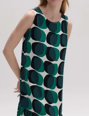 Rochie medie Opus, verde