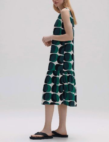 Rochie medie Opus, verde