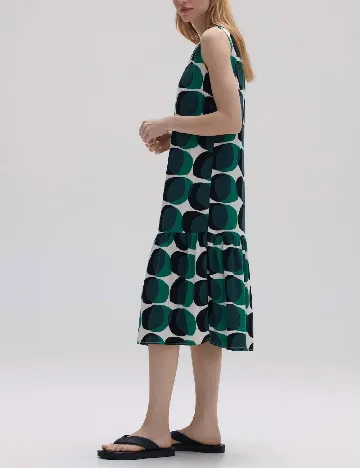 Rochie medie Opus, verde