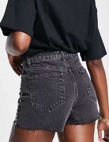 Pantaloni scurti Miss Selfridge, gri inchis