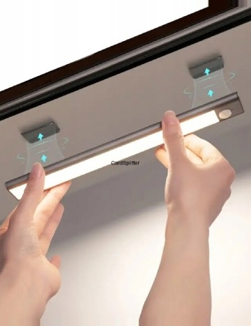 Lampa pentru mobilă Grundig, gri