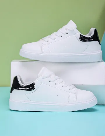 Adidasi Shein Kids, alb