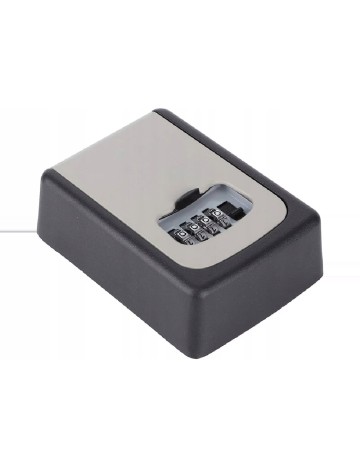 Seif cu cifru pentru chei ACTION, negru