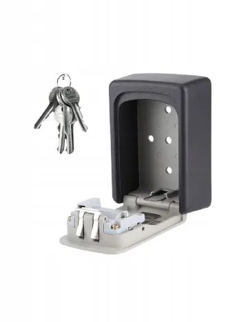 Seif cu cifru pentru chei ACTION, negru