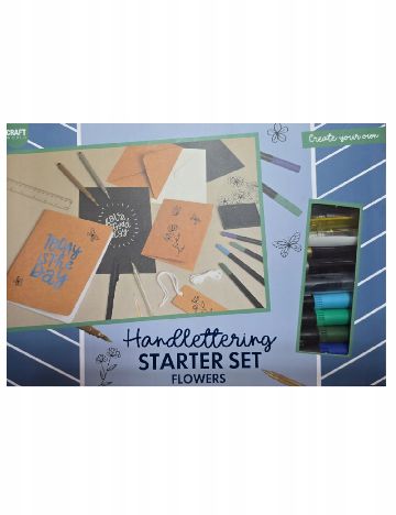 Set caligrafie Craft world, mix culori