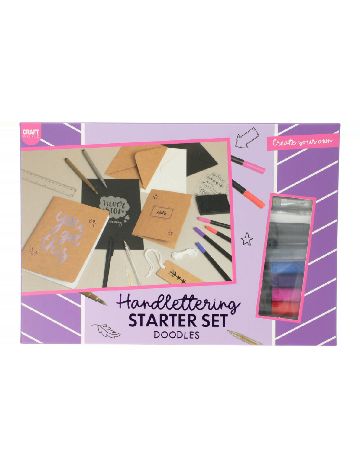 Set caligrafie Craft world, mix culori