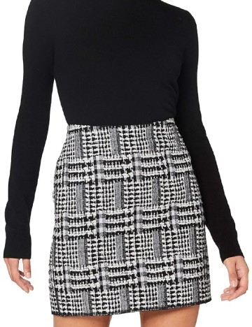 Fusta Opus, alb/negru