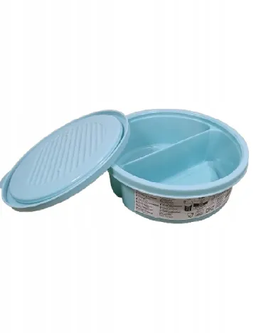 Recipient pentru prânz cu 2 compartimente Dayes, albastru
