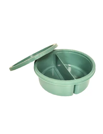 Recipient pentru prânz cu 2 compartimente Dayes, verde