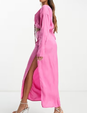 Rochie lunga ASOS, roz