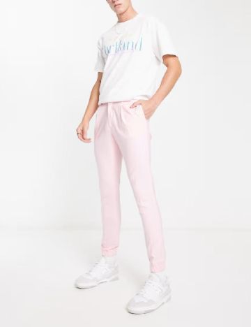 Pantaloni ASOS, roz
