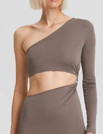 Rochie medie Bershka, gri