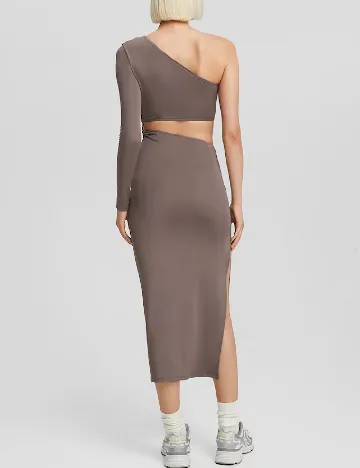 Rochie medie Bershka, gri