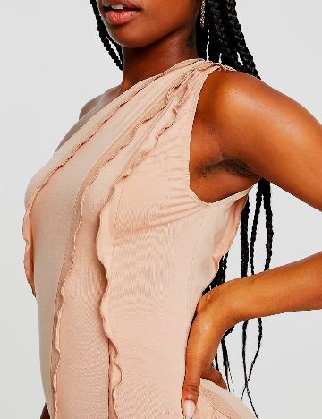 Rochie scurta ASOS, maro